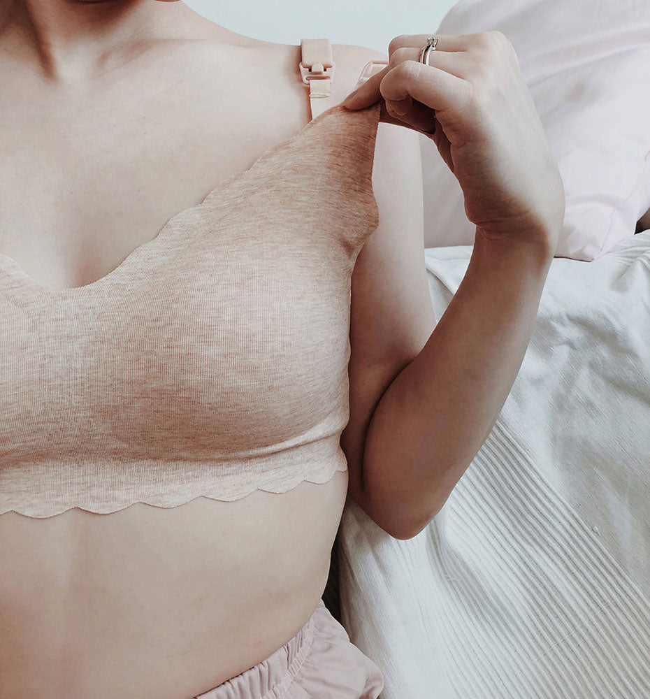 Premium Sarah Seamless Nursing Bra in Nude – Kiss & Tell Malaysia